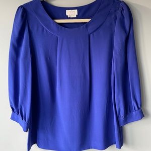 Kate Spade Purple Silk Blouse